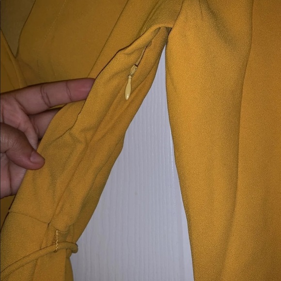 Drapey Crepe Faux Wrap Top - Picture 3 of 6